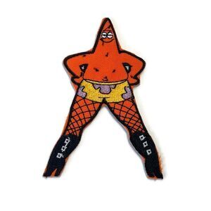 Patrick SpongeBob Goofy Goober Stripper Embroidered Patch